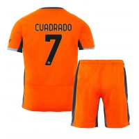 Inter Milan Juan Cuadrado #7 Replika babykläder Tredjeställ Barn 2023-24 Kortärmad (+ korta byxor)